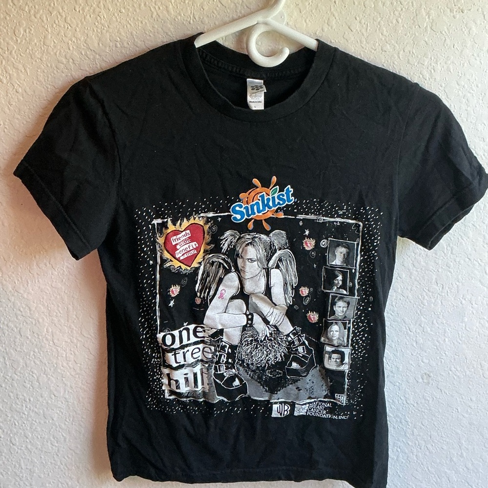 American Apparel Black Short Sleeve Graphic Tee